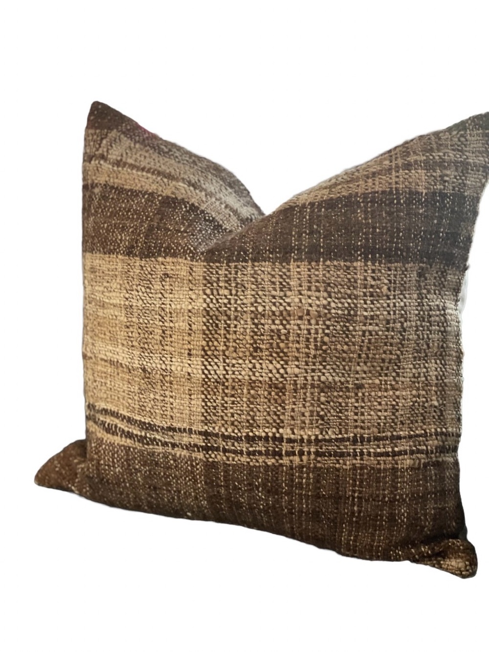 Pair of Wool Plaid 24” Pillow Covers Amber Interiors